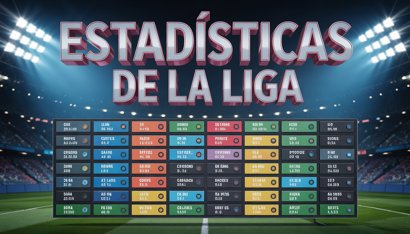 estadísticas de la liga