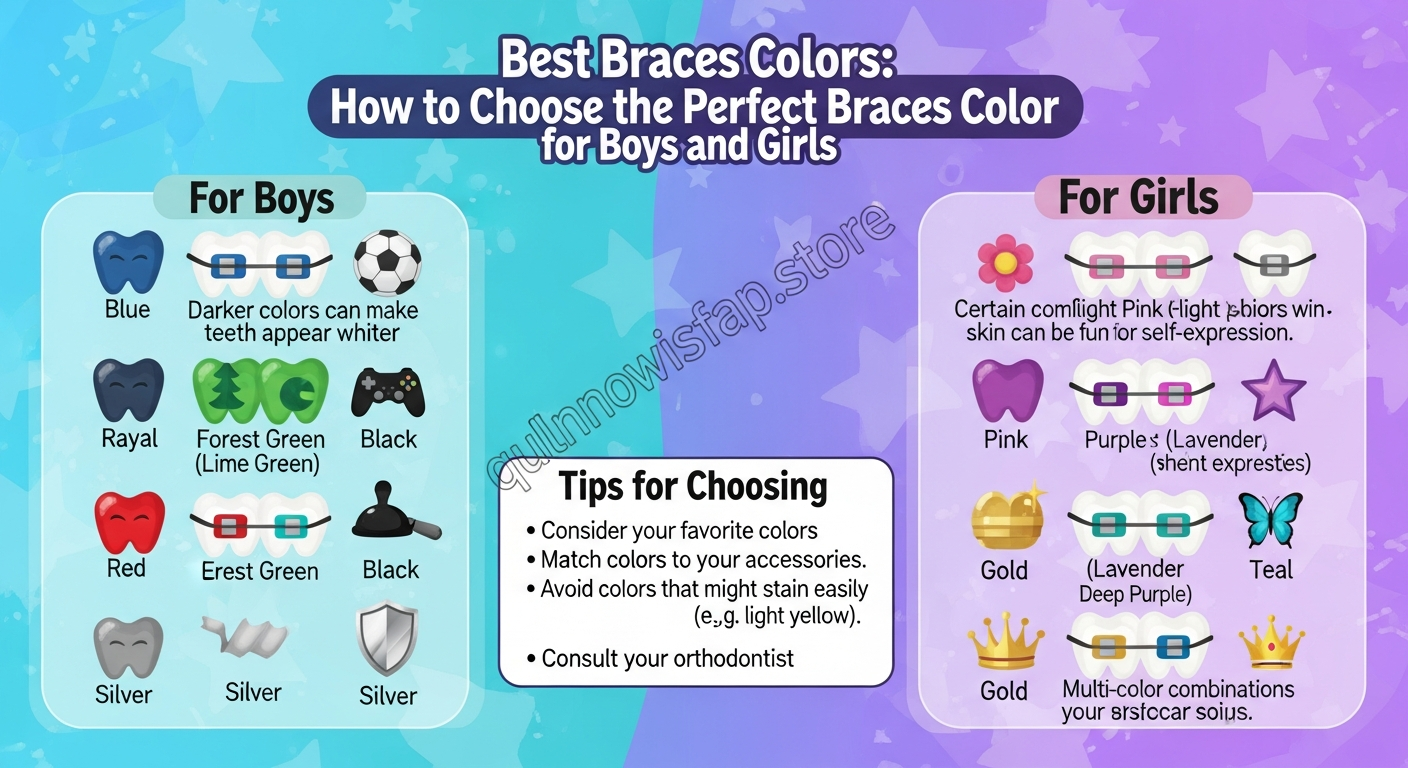 best braces colors​